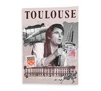 Fabulous Affiche Poster Toulouse Collage Ville France Symbole Capitole
