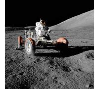 Fabulous Affiche Poster Vehicule Lunaire Photo Historique Lune Crateres Mission Apollo