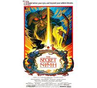 Fabulous Affiche Poster Vieille Affiche Anglaise de Film le Secret de Nimh Rétro Poster Cinéma Vintage Dessin Animé Enfants 42x64cm