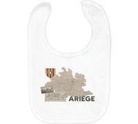 Fabulous Bavoir Coton Bio Ariège carte ancienne Blanc G