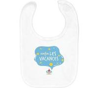 Fabulous Bavoir Coton Bio Enfin Les Vacances Blanc G