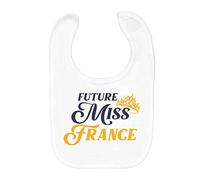 Fabulous Bavoir Coton Bio Future Miss France Enfant Beauté