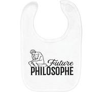 Fabulous Bavoir Coton Bio Future Philosophe Blanc G