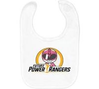 Fabulous Bavoir Coton Bio Future Power Rangers Blanc G