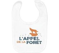 Fabulous Bavoir Coton Bio L'Appel de la forêt Blanc G