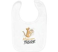 Fabulous Bavoir Coton Bio Maman Tigre Blanc G