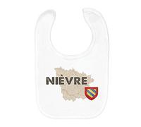 Fabulous Bavoir Coton Bio Nièvre 58 Département Nevers Carte Ancienne Rare