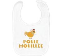 Fabulous Bavoir Coton Bio Poule Mouillée Blanc G