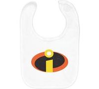 Fabulous Bavoir Coton Bio The Incredibles Logo Blanc G