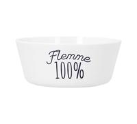 Fabulous Bijoux Bol Repas Bébé et Enfant Plastique - Flemme 100% Chill Ennui Relax Vacances - Vaisselle Incassable pour Purée, Soupe, Céréales ou Goûter Compatible Micro-ondes Imprimé en France
