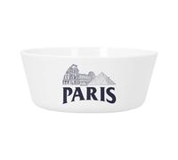 Fabulous Bijoux Bol Repas Bébé et Enfant Plastique - Paris Minimalist Louvre France Ville - Vaisselle Incassable pour Purée, Soupe, Céréales ou Goûter Compatible Micro-ondes Imprimé en France