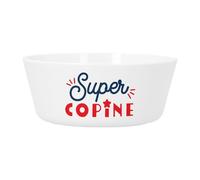 Fabulous Bijoux Bol Repas Bébé et Enfant Plastique - Super Copine Meilleure Ami Enfant Fille - Vaisselle Incassable pour Purée, Soupe, Céréales ou Goûter Compatible Micro-ondes Imprimé en France