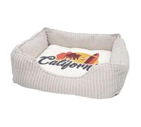 Fabulous Bijoux Panier pour Chien et Chat Rembourré - California Amérique Soleil Plage - Lit Confortable avec Coussin Déhoussable et Lavable Couchage Moelleux Imprimé en France Base Antidérapante