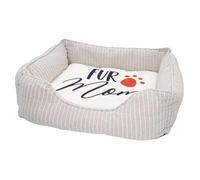 Fabulous Bijoux Panier pour Chien et Chat Rembourré - Fur Mom Mom Cat Dog Pets - Lit Confortable avec Coussin Déhoussable et Lavable Couchage Moelleux Imprimé en France Base Antidérapante