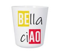 Fabulous Bijoux Tasse Plastique Incassable Enfant et Adulte - Bella Ciao Feministe Chanson Italie - Mug Polymère Résistante aux Chocs - Idéal Maison, École, Camping et Pique-Nique - Imprimé en France