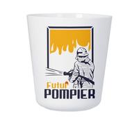 Fabulous Bijoux Tasse Plastique Incassable Enfant et Adulte - Futur Pompier Métier Avenir Héros - Mug Polymère Résistante aux Chocs - Idéal Maison, École, Camping et Pique-Nique - Imprimé en France