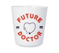 Fabulous Bijoux Tasse Plastique Incassable Enfant et Adulte - Future Doctor Job Health Heroes - Mug Polymère Résistante aux Chocs - Idéal Maison, École, Camping et Pique-Nique - Imprimé en France