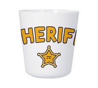 Fabulous Bijoux Tasse Plastique Incassable Enfant et Adulte - Sheriff Etoile Police Far West BD - Mug Polymère Résistante aux Chocs - Idéal Maison, École, Camping et Pique-Nique - Imprimé en France