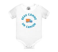 Fabulous Body Bébé Manche Courte Blanc Beau Comme un Camion Enfant Mignon