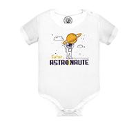 Fabulous Body Bébé Manche Courte Blanc Futur Astronaute Rêve d'Enfant Métier