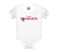 Fabulous Body Bébé Manche Courte Blanc Futur Socialiste Politique Humour