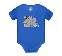 Fabulous Body Bébé Manche Courte Bleu Ariège 09 Departement Foix Carte Ancienne Occitanie