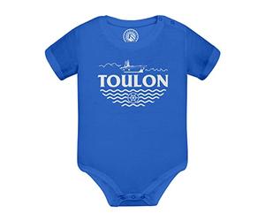 Fabulous Body Bébé Manche Courte Bleu Toulon Minimalist Ville France Soleil Plage