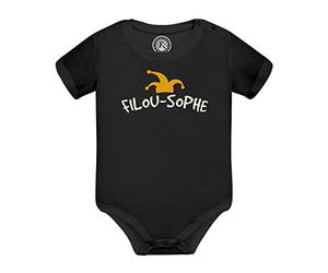 Fabulous Body Bébé Manche Courte Filou-Sophe Philosophe Humour Jeu de Mot