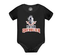 Fabulous Body Bébé Manche Courte Noir Futur Chevalier Héros Moyen-Âge Combat
