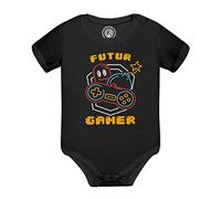 Fabulous Body Bébé Manche Courte Noir Futur Gamer Jeux Vidéo Culture Geek
