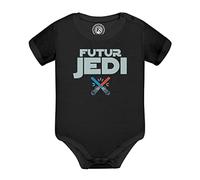 Fabulous Body Bébé Manche Courte Noir Futur Jedi Film Héros Culture Geek