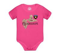 Fabulous Body Bébé Manche Courte Rose Guadeloupe 971 Département Ile Carte Ancienne Rare
