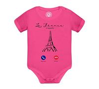 Fabulous Body Bébé Manche Courte Rose La France M'Appelle Tour Eiffel Paris Voyage