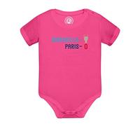 Fabulous Body Bébé Manche Courte Rose Marseille 1 - Paris 0 Sport Foot Champion Ballon C1