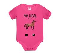 Fabulous Body Bébé Manche Courte Rose Mon Cheval M'Appelle Animaux Passion