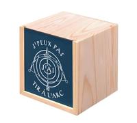 Fabulous Boite en Bois Coffret - J'Peux Pas J'ai Tir à l'Arc Archer Cible Fleche (10 x 10 x 10 cm)