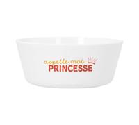 Fabulous Bol Repas Bébé et Enfant Plastique - Appelle-moi Princesse Femme Reine - Vaisselle Incassable pour Purée, Soupe, Céréales ou Goûter Compatible Micro-ondes Imprimé en France