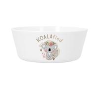 Fabulous Bol Repas Bébé et Enfant Plastique - Koala Koalafied Cute Kawaii Drawing Illustration - Vaisselle Incassable pour Purée, Soupe, Céréales ou Goûter Compatible Micro-ondes Imprimé en France