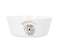 Fabulous Bol Repas Bébé et Enfant Plastique - Koala Koalation Mignon Kawaii Dessin Illustration - Vaisselle Incassable pour Purée, Soupe, Céréales ou Goûter Compatible Micro-ondes Imprimé en France