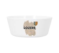 Fabulous Bol Repas Bébé et Enfant Plastique - Lozère 48 Département Mende Carte Ancienne Rare - Vaisselle Incassable pour Purée, Soupe, Céréales ou Goûter Compatible Micro-ondes Imprimé en France
