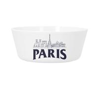Fabulous Bol Repas Bébé et Enfant Plastique - Paris Minimalist France Ville Tour Eiffel Louvre - Vaisselle Incassable pour Purée, Soupe, Céréales ou Goûter Compatible Micro-ondes Imprimé en France