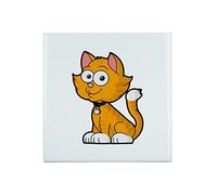 Fabulous Carreau Céramique Décoratif 15,2 x 15,2 cm - Chat Mignon Personnage Dessin Anime Enfant Cartoon