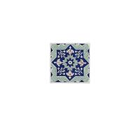 Fabulous Carreau Ceramique Décoratif - Ornement Floral Retro Motif Baroque Art Nouveau - 4,5 x 4,5 cm