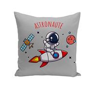 Fabulous Coussin 40x40 cm Astronaute Dessin Illustration Lune Satellite