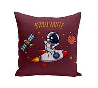 Fabulous Coussin 40x40 cm Astronaute Dessin Illustration Lune Satellite
