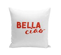 Fabulous Coussin 40x40 cm Bella Ciao Femme Italie Série Féminisme