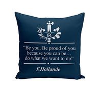 Fabulous Coussin 40x40 cm François Hollande Discours en Anglais Humour Politique