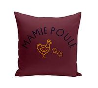 Fabulous Coussin 40x40 cm Mamie Poule Famille Mignon Animal