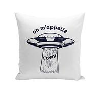 Fabulous Coussin 40x40 cm on m'appelle l'Ovni Musique Jul Enfant