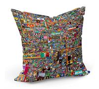 Fabulous Coussin 40x40 cm Pixel War 2022 r/Place Pixel Art Réseaux Sociaux Meme Internet Geek